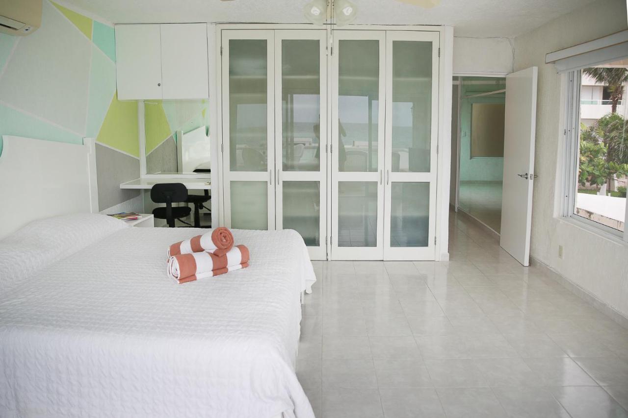 Apartment On The Beach With Terrace Ocean View, Brisas Cancun 01 By Beach & Ocean Apartments Екстериор снимка