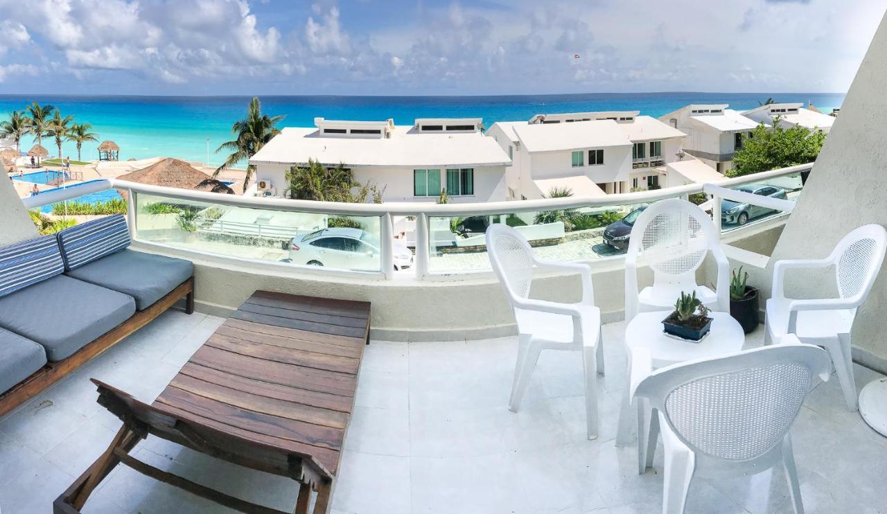 Apartment On The Beach With Terrace Ocean View, Brisas Cancun 01 By Beach & Ocean Apartments Екстериор снимка