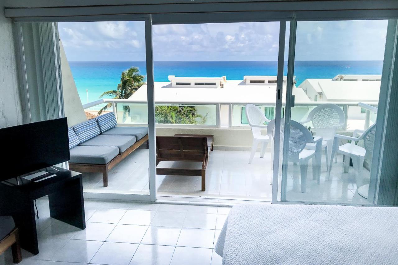 Apartment On The Beach With Terrace Ocean View, Brisas Cancun 01 By Beach & Ocean Apartments Екстериор снимка